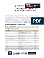 List of Important Missiles of India For Banking & SSC 2019 Exams in PDF