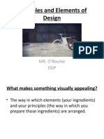 Principles and Elements of Design: MR. O'Rourke DDP