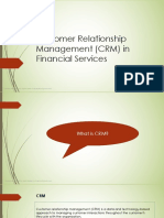Customer Relationship Management (CRM) in Financial Services