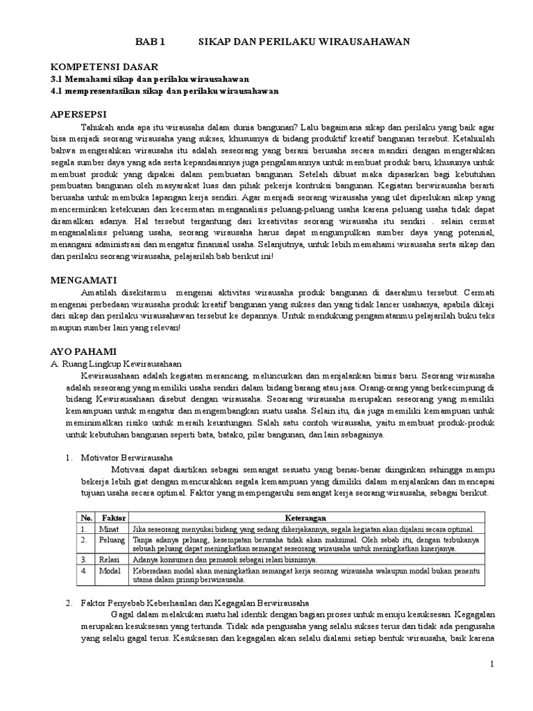 Modul Pkk Bab 1 Kelas Xi Pdf