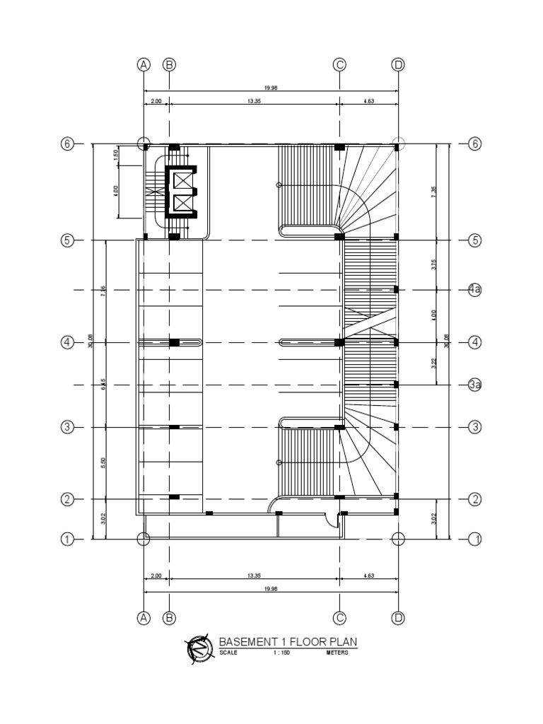 Basement Floor Plan Layout 1:150 | PDF