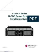 Matrix N Series N-POE Power System Installation Guide: Downloaded From Manuals Search Engine