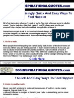 Article: 7 Surprisingly Quick and Easy Ways To Feel Happier