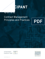 Participant Guide Contract Management Principles and Practices PDF