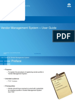 Vendor Management System - User Guide: Confidential