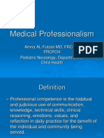 Medical ProfessionalismAMNA