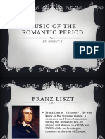 Music of The Romantic Period