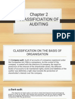 Classificiation of Auditing
