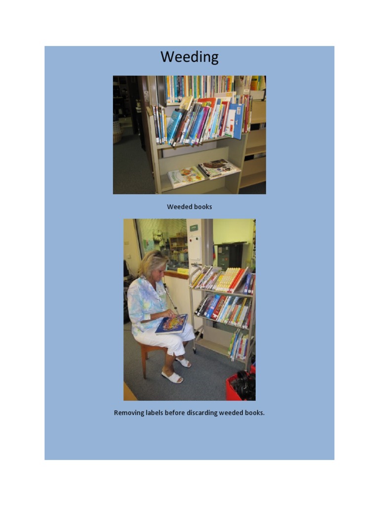 Weeding Process for Library Books | PDF