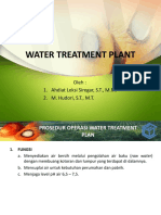 Water Treatment Plant: Oleh: 1. Ahdiat Leksi Siregar, S.T., M.M. 2. M. Hudori, S.T., M.T
