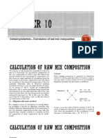 Chapter 10 - Cement Production - Calculation of Raw Mix Composition PDF