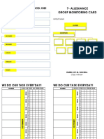 Allegiance Group Monitoring Card