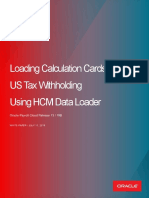 Loading Tax Withholding Information For The US Using HCM Data Loader