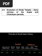 2.3 Evolution of Hindu Temple - Early Shrines of The Gupta and Chalukyan Periods