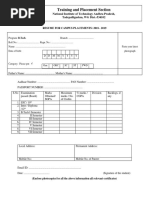 Student Data Form