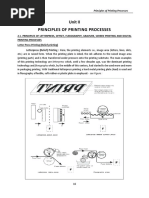 Unit II Principles of Printing Processes