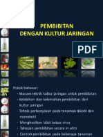 Pembibitan Dengan Kultur Jaringan