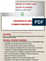 Directorate of Town and Country Planning: Functions of DT&CP Common Building Rules