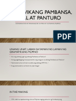 Ang Wikang Pambansa, Opisyal at Panturo