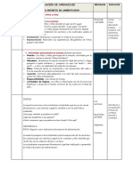 Sesion Cierre Proyecto de Ambientacion 2016