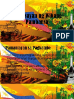 Kasaysayan NG Wikang Pambansa