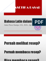 Bahasa Latin Dalam Resep