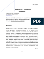 Dialnet DeLaTranslacionALaTraduccion 3247536 PDF