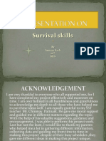 Essential survival skills