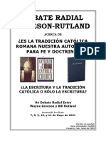 El Debate Greeson Rutland Sobre La Tradicic3b3n Catc3b3lica PDF