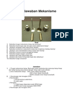 Soal Dan Jawaban Mekanisme Katup