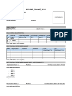 HPCL Resume