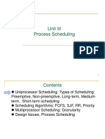 Process Scheduling Algorithms and Concepts