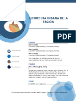 Estructura Urbana de La Región: Pasado