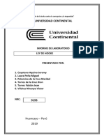 Informe Fisica Ley de Hooke