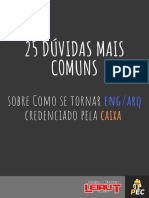 Ebook - 25 Dúvidas Credenciamento Pela Caixa!