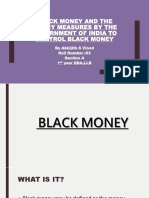 Black Money and The Policy Measures by The Government of India To Control Black Money