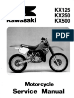 KX125 KX250 KX500: Service Manual