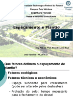 Espaçamento e Plantio