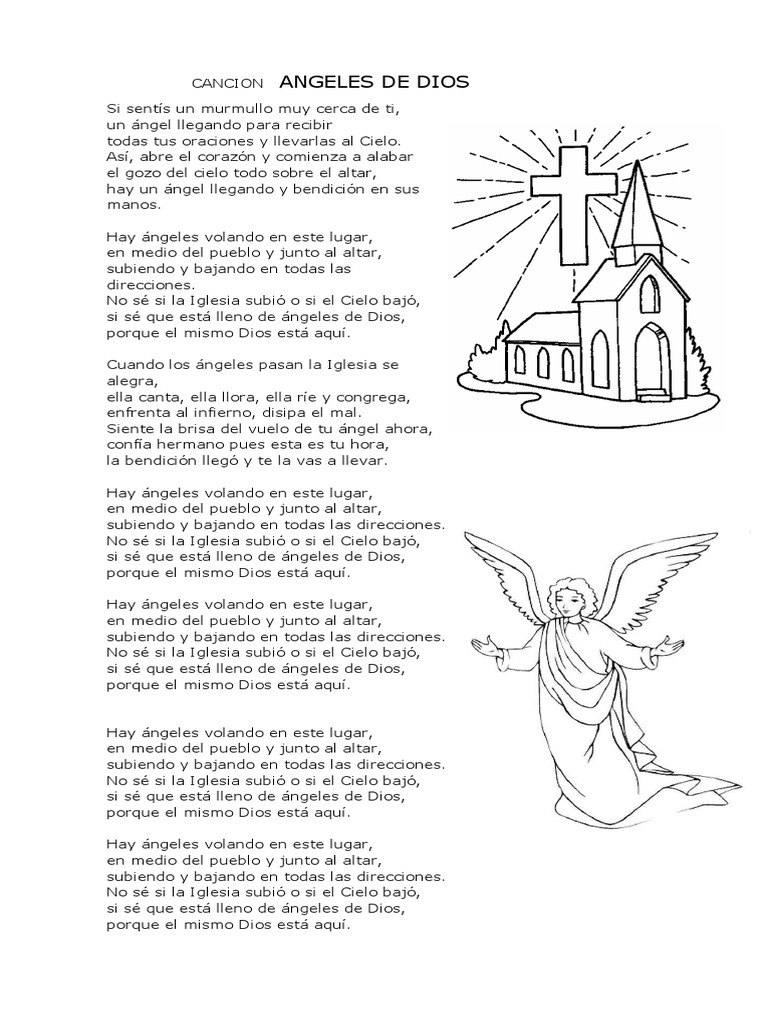 Qué Hora Es Ahora Mismo En Los ángeles Cancion Angeles de Dios | PDF