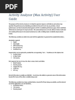 Activity Analyzer (Max Activity) User Guide