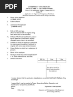 The Electrical Licensing Board.: 7. Demand Draft Details