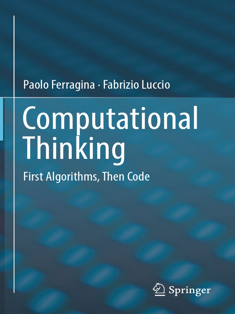 Computational Thinking | PDF | Computational Complexity Theory | Algorithms