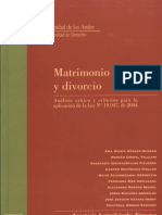 Cuaderno de Extensión Jurídica #11 Matrimonio Civil y Divorcio PDF