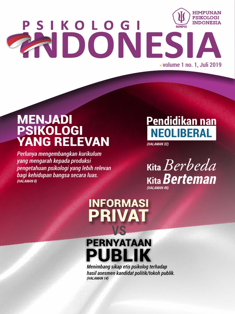 Psikologi Indonesia: Sejarah dan Perkembangan | PDF | Ilmu Sosial ...