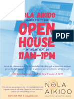 NOLA Aikido Fall Open House 2019 Kids and Adult Flyers