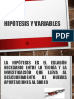 Unidad 3.1 Hipotesis y Varibles