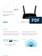 TP Link TL MR6400EU - V2 - Datasheet PDF