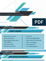 Data Science Using Python - Day 1-2