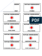 Kotak Emergensi Kotak Emergensi: Ugd/Rawat Inap Poned