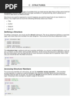 C Structures